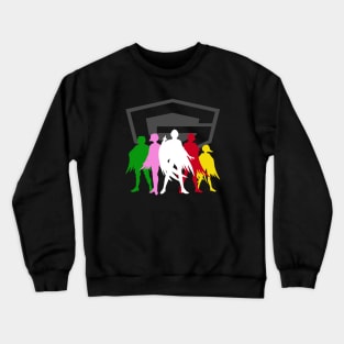 Gatchaman Battle of the Planets - silhouette colors 2.0 Crewneck Sweatshirt